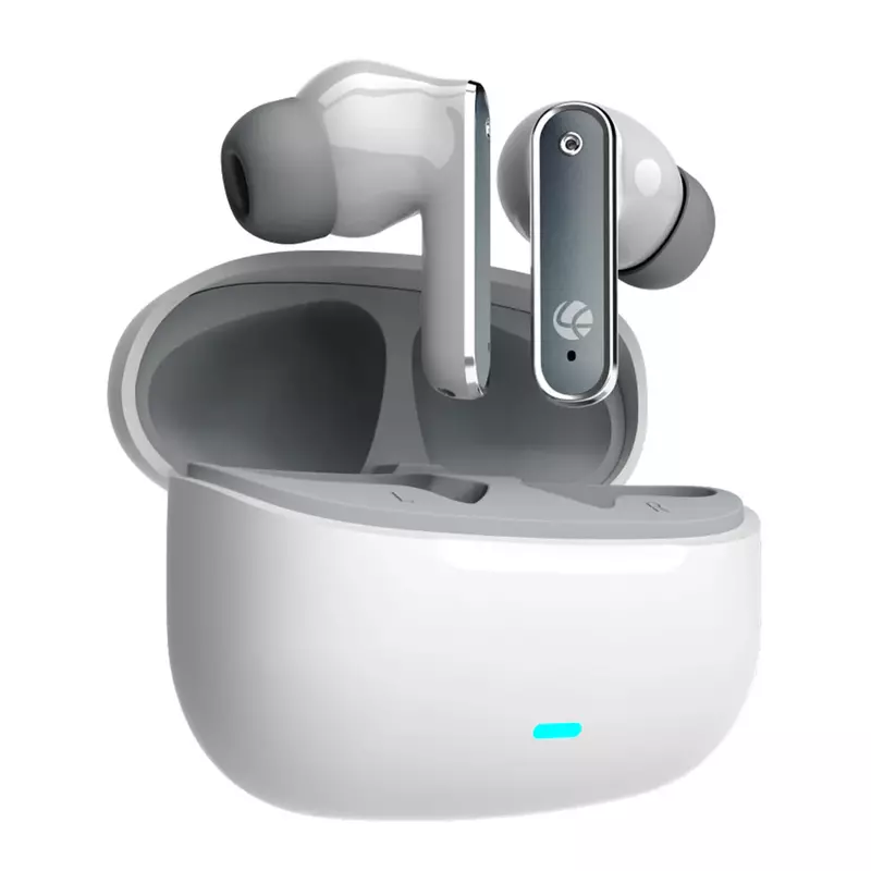 Peps Wireless Earbuds LBTB-243 – BT 5.3 | 20H Playtime | Touch Control | IPX4|Grey+White