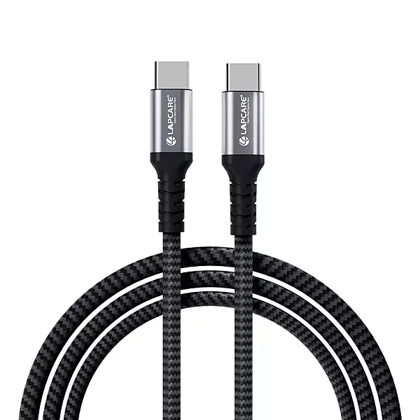 Lapcare Hook LTC‑642 USB Cable – 100W Fast Charging & High-Speed Data Transfer