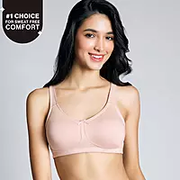 Nykd By Nykaa No Sweat Breast Separating Breathe Cotton Non Padded Non Wired Bra - NYB105