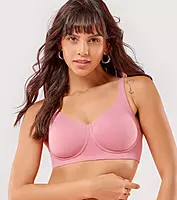 Enamor Bamboo Bliss,Plunge,super soft , Women's everyday T-Shirt Bra -naturally absorbent & Antimicrobial, Padded, Wirefree, High Coverage- IO05