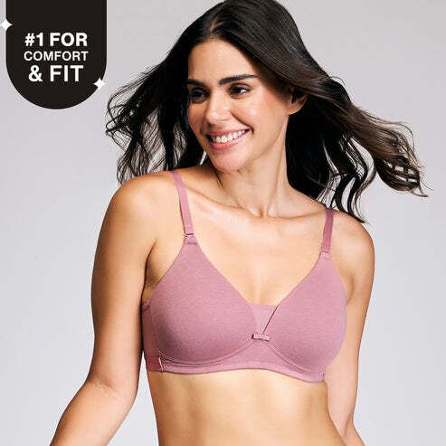 Nykaa Breathe Cotton Triangle Cup Padded Non Wired T-Shirt Bra NYB003 