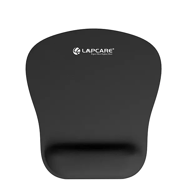 Lapcare Gaming Mouse Pad – Smooth Tracking Surface | Non-Slip Rubber Base | Stitched Edges | Ideal for Gaming & Office Setups