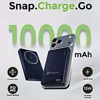 Ultraprolink UM1334BLU Juice-Up Mag 9 Magnetic Wireless Powerbank 10000mAh (Blue)
