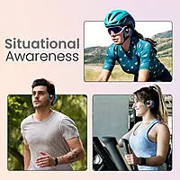 Portronics Twins 30 – OWS Earbuds, 30H Playtime, Bluetooth 5.0, IPX4 Water Resistant, Touch Control, Deep Bass, Comfortable Fit, Quick Charge, Perfect for Sports and Daily Use, Black.