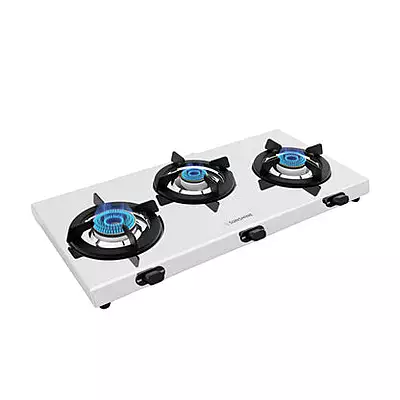 Gas Stove | 3 Burner Chulha, Steel Gas Stove,Manual Ignition