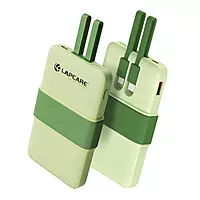 Volt 1 LBP-615 10000mAh Power Bank – 3 Output | Type-C & Lightning Cable | 22.5W | Green & White