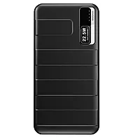 Lapcare Blaze power bank with 22.5 W fast charging, dual USB-A + Type-C, digital display, LED battery indicator & smart safety protection.