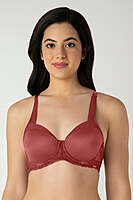 AMANTE Glam Lace Padded Wired Balconette Bra 05301