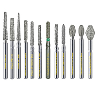 TriHawk Tooth Preparation FG Diamond Bur Set 10 Pieces