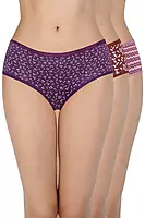 Amante Print Low Rise Hipster Panty - 43101 (Shipped Assorted)