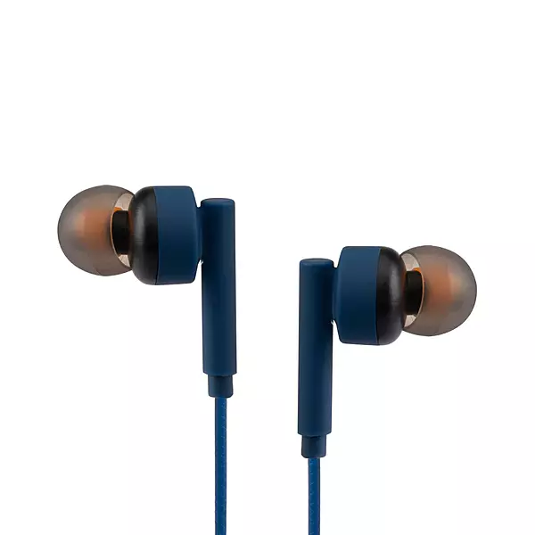 Lapcare Woobuds VI Wired Earbuds – Inbuilt MIC Comfortable Fit Blue (LBD-606)