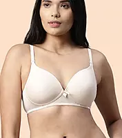 Enamor Vanish Curve Neckline With Lift Cup Women's Everyday T-Shirt Bra - Padded, Wirefree, High-Coverage - F065