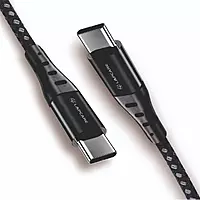 Lapcare Type‑C to Type‑C PD 18 W braided cable (LDCCC 18W): 5 V/3.6 A fast charging, up to 1 Gbps data sync, durable nylon braid & metal shell, 1.2 m length.