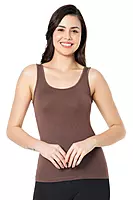 AMANTE Broad Straps Body Hugging Modal Vest 77101