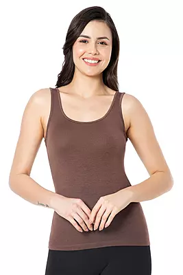 AMANTE Broad Straps Body Hugging Modal Vest 77101