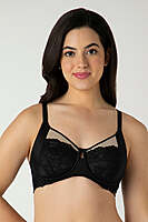 AMANTE Glam Floral Non-Padded Wired Minimizer Bra 05201