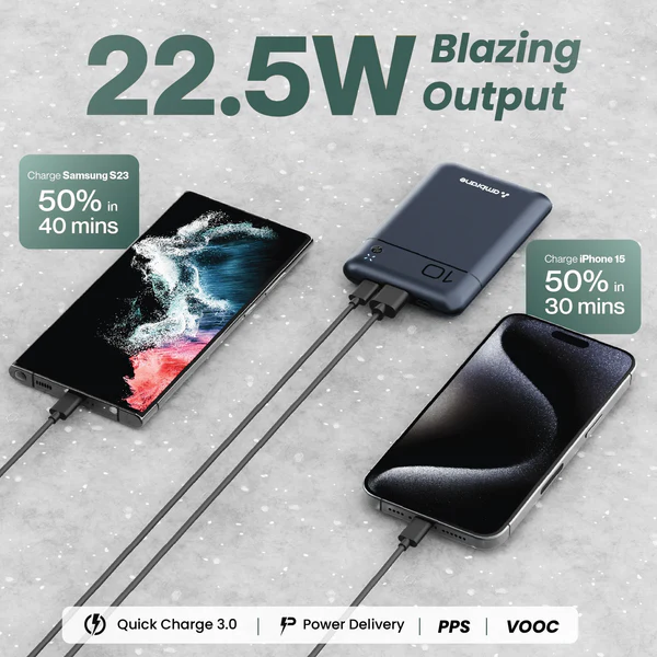 Power Bank Ambrane PocketCharge 10000 mah Green Power Bank Ambrane PocketCharge 10000 mah Green