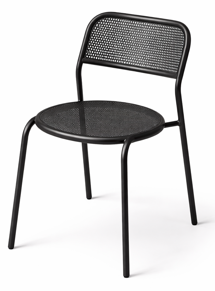 Club Perforated Cafe Dining Chair