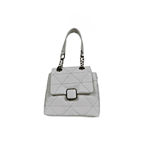 Quilted Crossbody Bag with Adjustable Strap