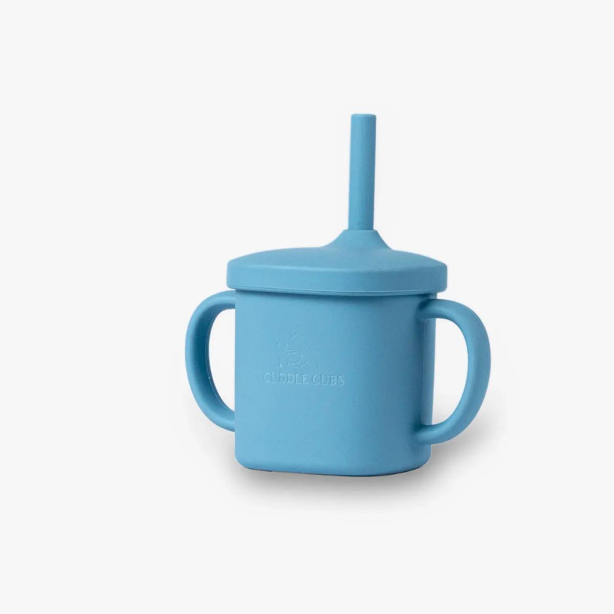 Copy of Cuddle Cubs BPA Free Baby Feeding Set - 7pc Silicone Meal kit - Blue