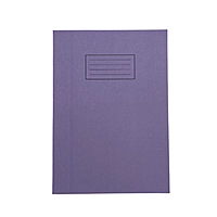 Janrax A4 Purple 80 Pages Feint and Ruled Exercise Book