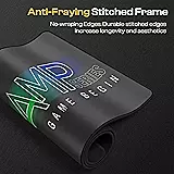 Lapcare LMP-501 XL Gaming Mouse Pad – 800×300 mm | Natural Rubber Base | Polyester Surface | Water-Resistant Coating | Stitched Edges