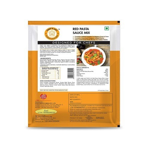 Chefs Art - Red Pasta Sauce Mix 500 Grams