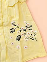 Nilavi – Muslin Front-Open Baby Frock | Assorted Colours Nilavi – Muslin Front-Open Baby Frock | Assorted Colours