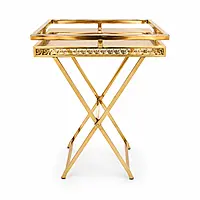 JACK TRAY SQUARE GOLD LASER