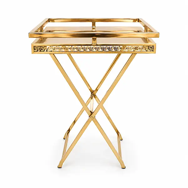 JACK TRAY SQUARE GOLD LASER