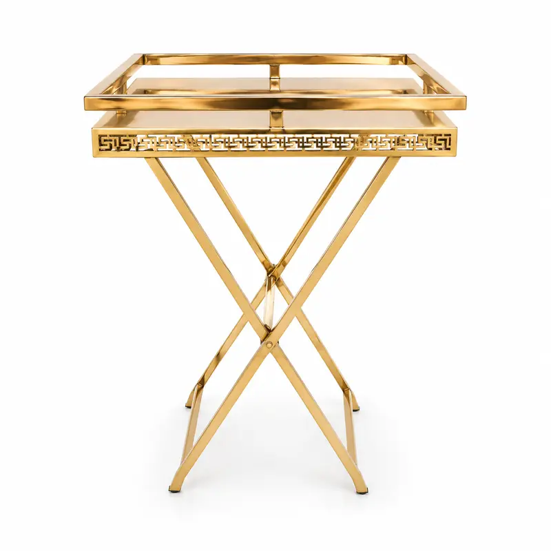 JACK TRAY SQUARE GOLD LASER