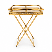 JACK TRAY SQUARE GOLD LASER