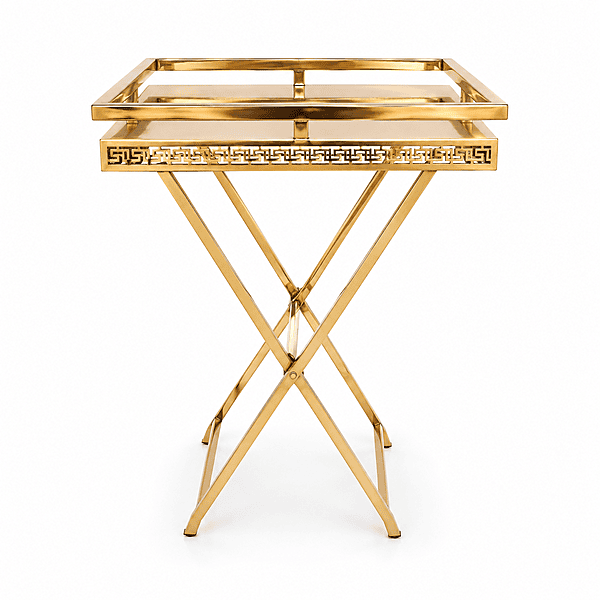 JACK TRAY SQUARE GOLD LASER