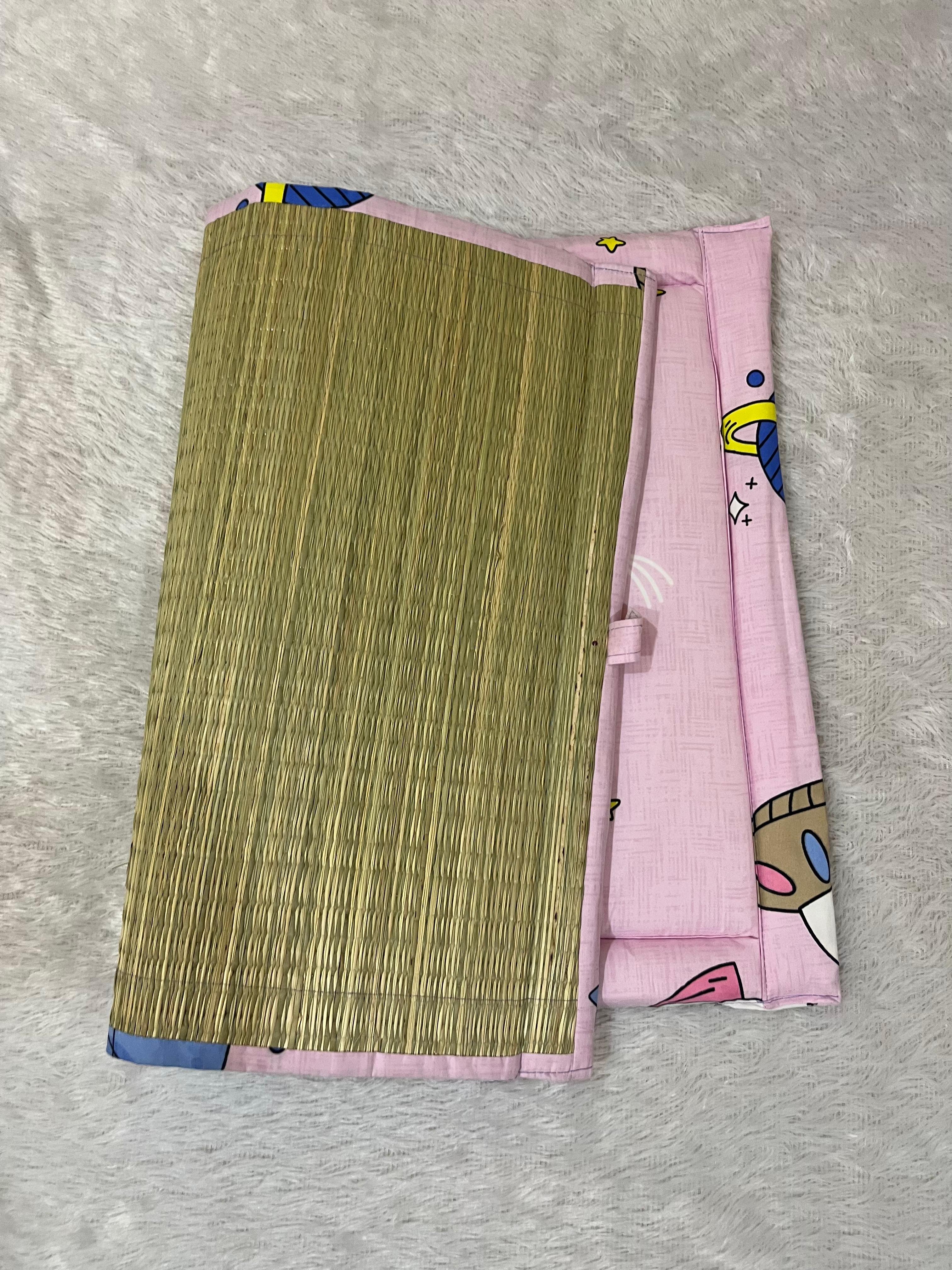 Korai Mat Baby Bed – Handcrafted Foldable River Grass Cushion Bed (2x3 ft) - Pack of 1 Korai Mat Baby Bed – Handcrafted Foldable River Grass Cushion Bed (2x3 ft) - Pack of 1