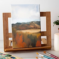 18x24cm Blank White Flat Stretched Board Art Canvas By Janrax