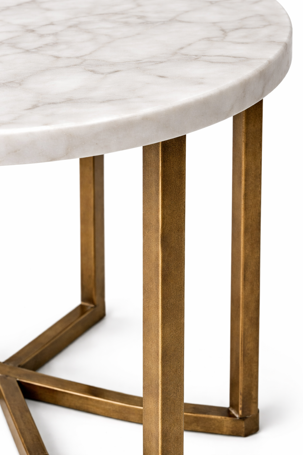 Menor Accent Peg Table Marble Top
