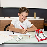 Pack of 20 PVC Rectangular Erasers