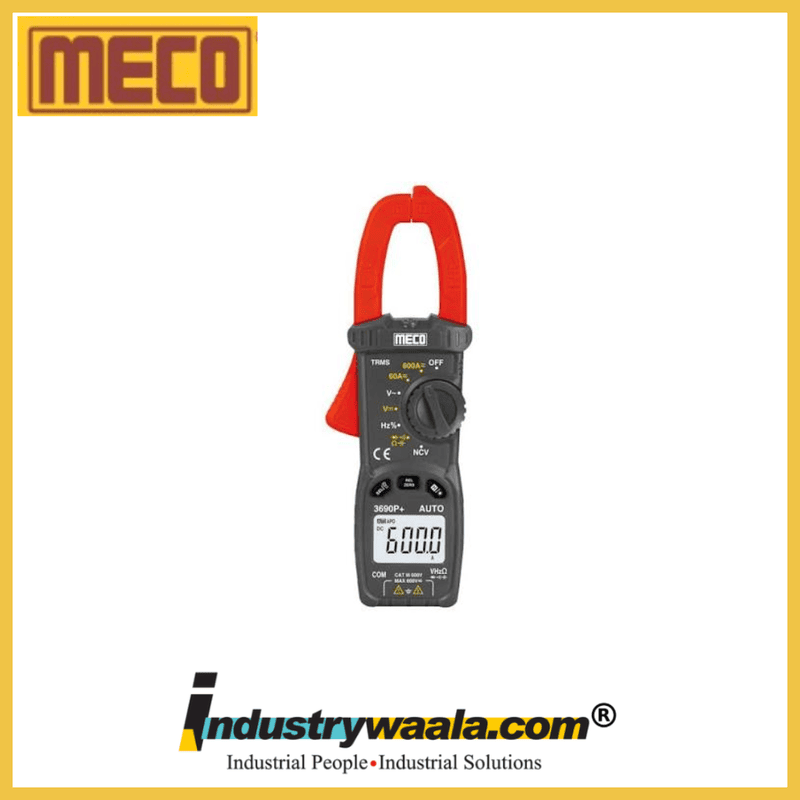 Meco 3690P+ AUTO Digital Clampmeters / Tongtesters (DC / AC) - Small