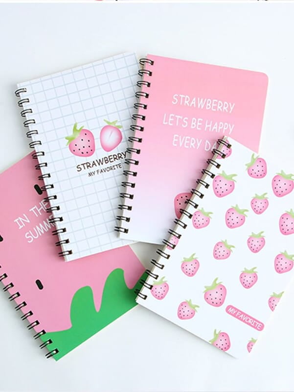 LAURET BLANC Ruled Notebook - A5 Size, 144 Ruled Pages, 90 GSM