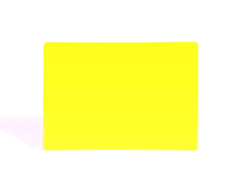Pack of 12 Yellow Coloured A4 Whiteboards