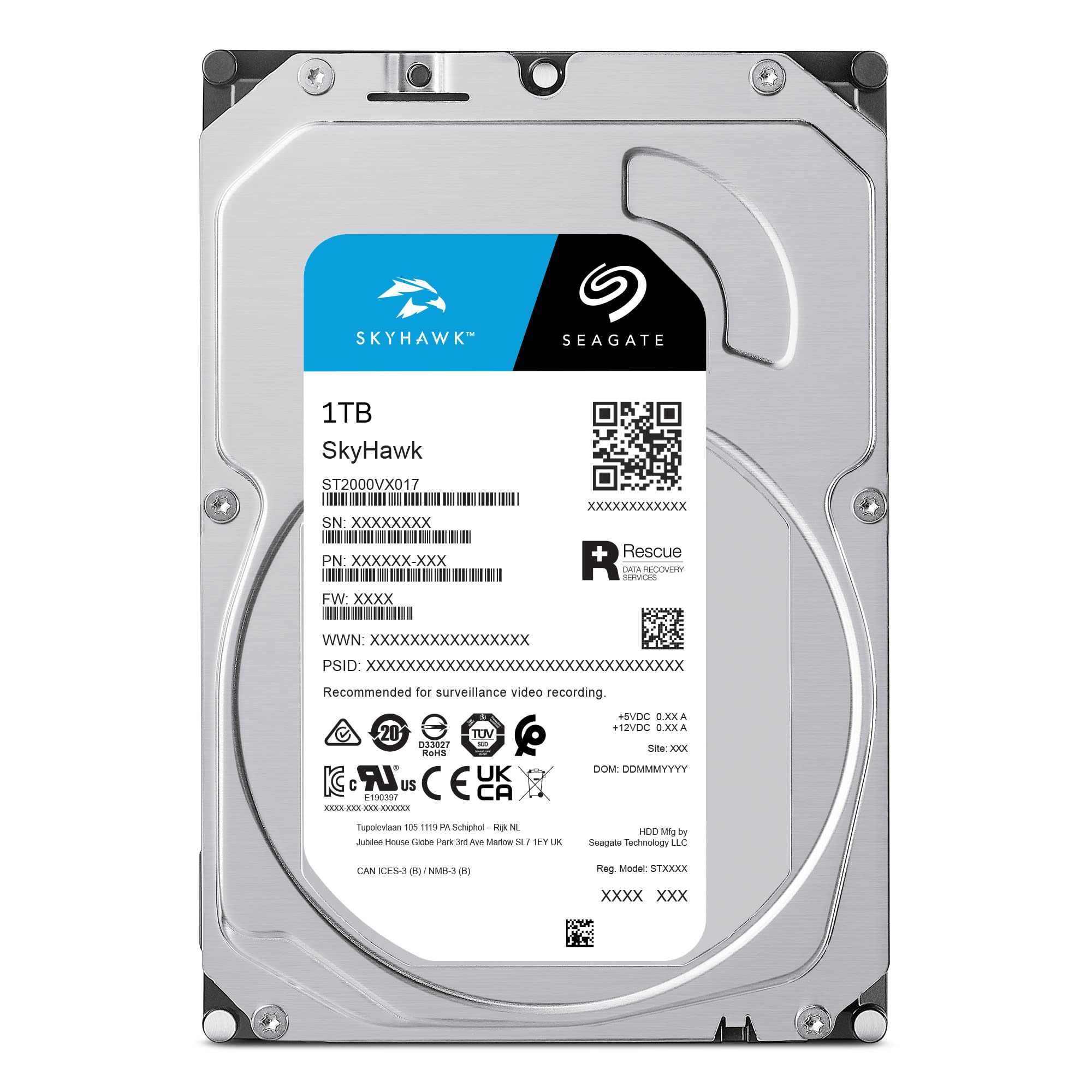 Seagate Skyhawk 1TB Surveillance HDD