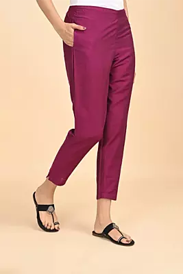 Women Ethnic Trousers - Pink