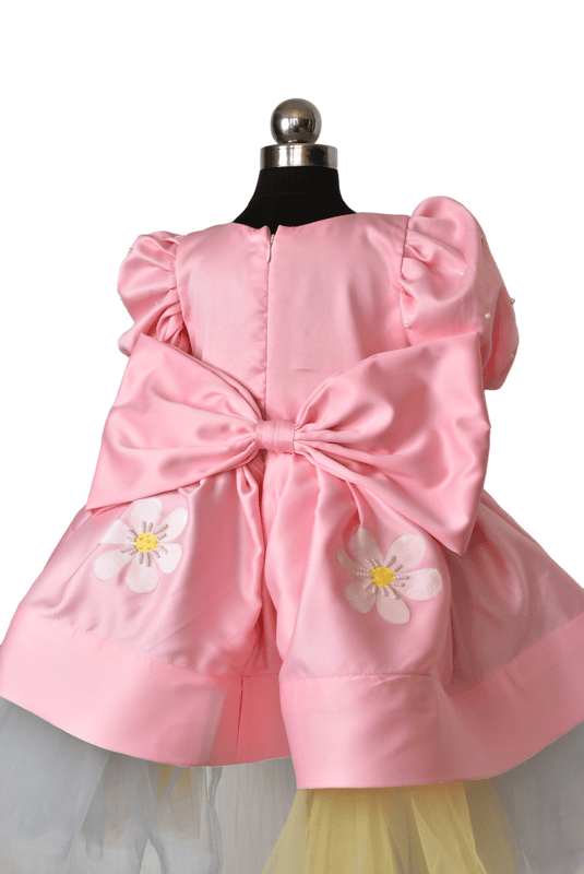 Vibrant Bluey Theme Tutu Dress