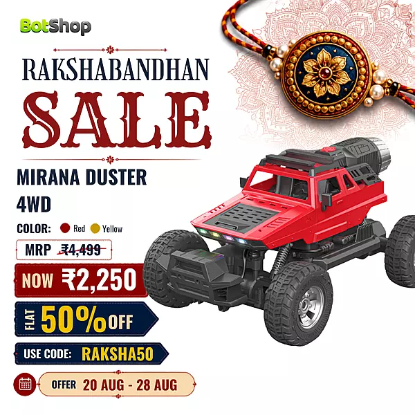Mirana Explorer 4WD App-Controlled Off-Road RC Car | Universal Pack