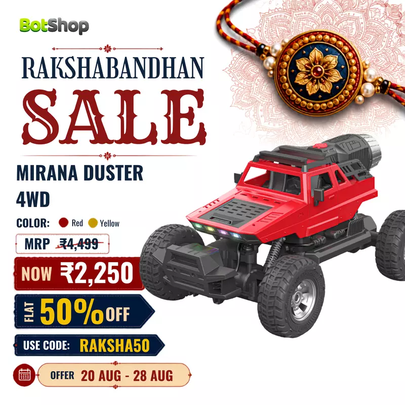 Mirana Explorer 4WD App-Controlled Off-Road RC Car | Universal Pack