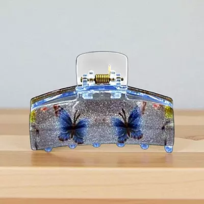 Elegant Printed Hair Claw Clip