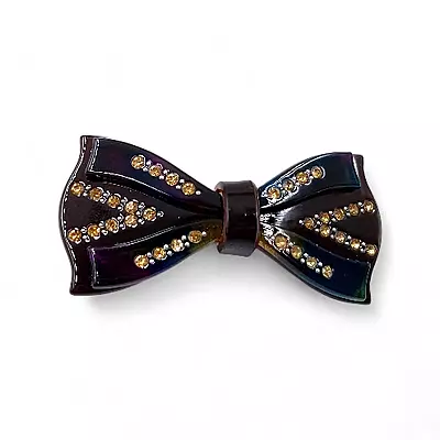 Elegant Rainbow Ribbon Hair Barrette Clip for Women