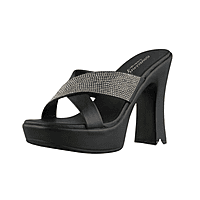 Amazing Crystal Platform Heels