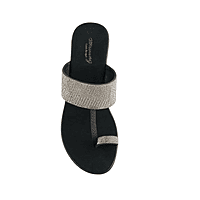 Amazing Crystal Wedge Sandals