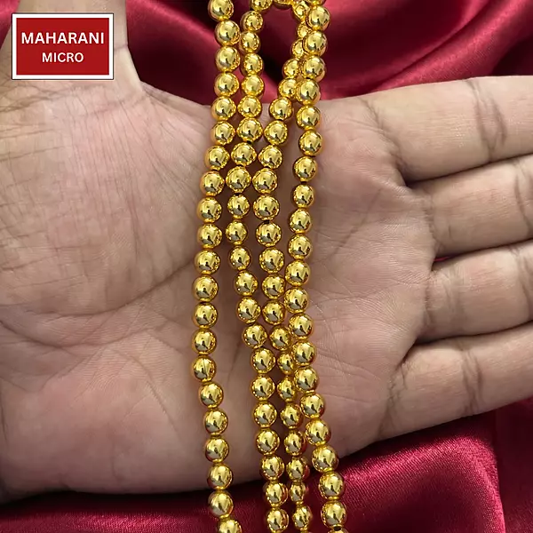 plain micro gold plated ball